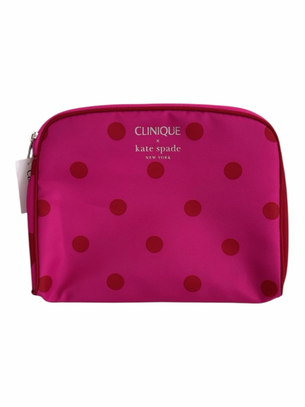 Clinique x Kate Spade LIMITED EDITION Pink Dotted Cosmetic Bag